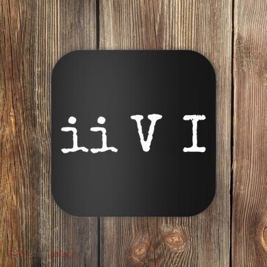 Two Five One Ii V I Jazz Chord Progression Music Coaster