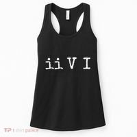 Two Five One Ii V I Jazz Chord Progression Music Women's Tank Top thumb 0