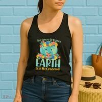 The Future Of Plant Earth Is In My Classroom Women's Tank Top thumb 2
