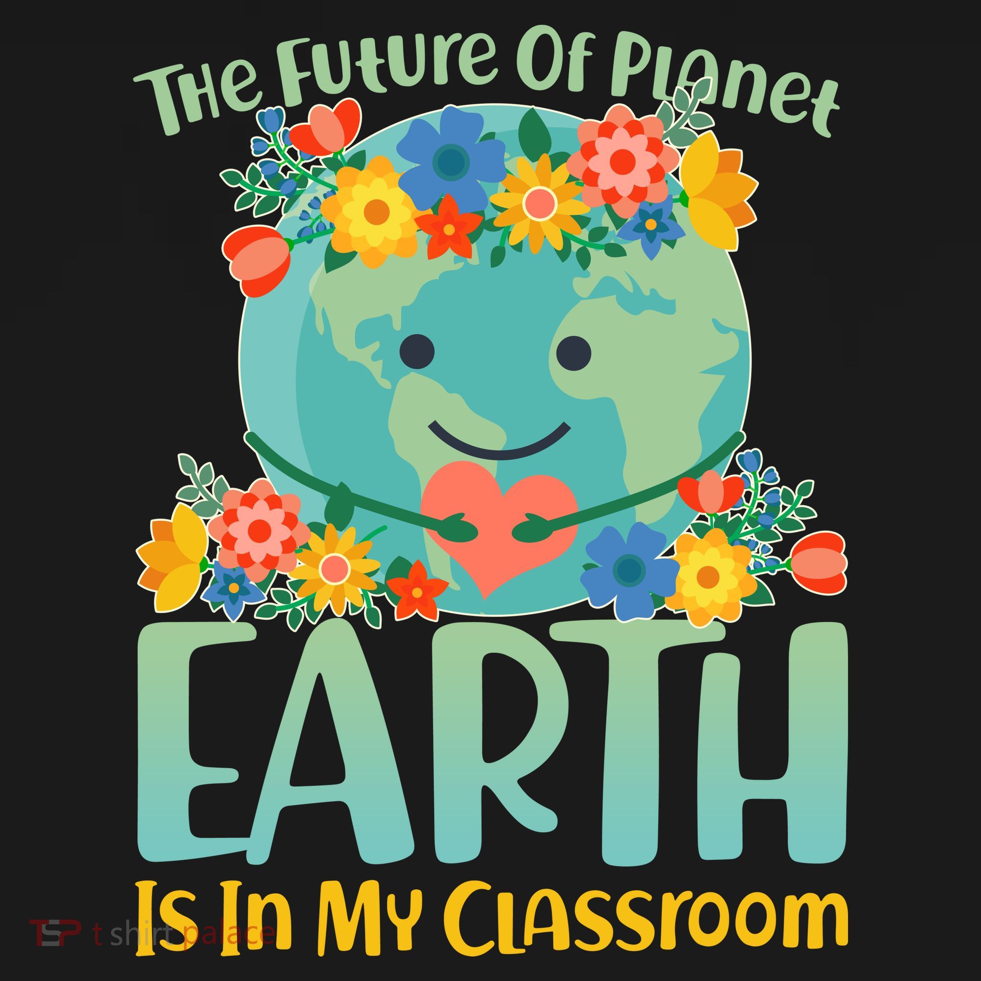 The Future Of Plant Earth Is In My Classroom Women's V-Neck T-Shirt