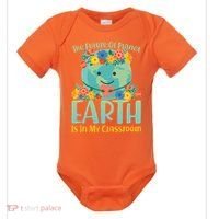 The Future Of Plant Earth Is In My Classroom Baby Bodysuit thumb 0