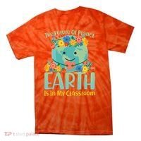 The Future Of Plant Earth Is In My Classroom Tie-Dye T-Shirt thumb 0