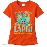 The Future Of Plant Earth Is In My Classroom Women's T-Shirt thumb 0