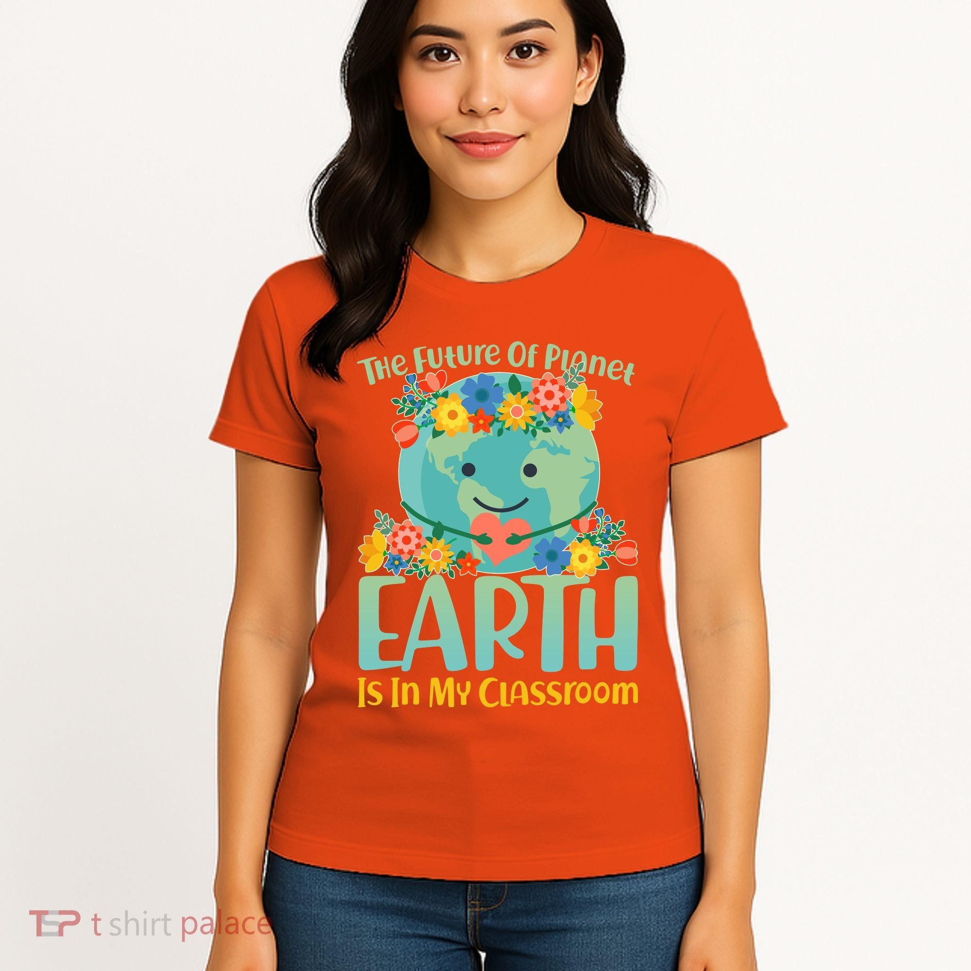 The Future Of Plant Earth Is In My Classroom Women's T-Shirt