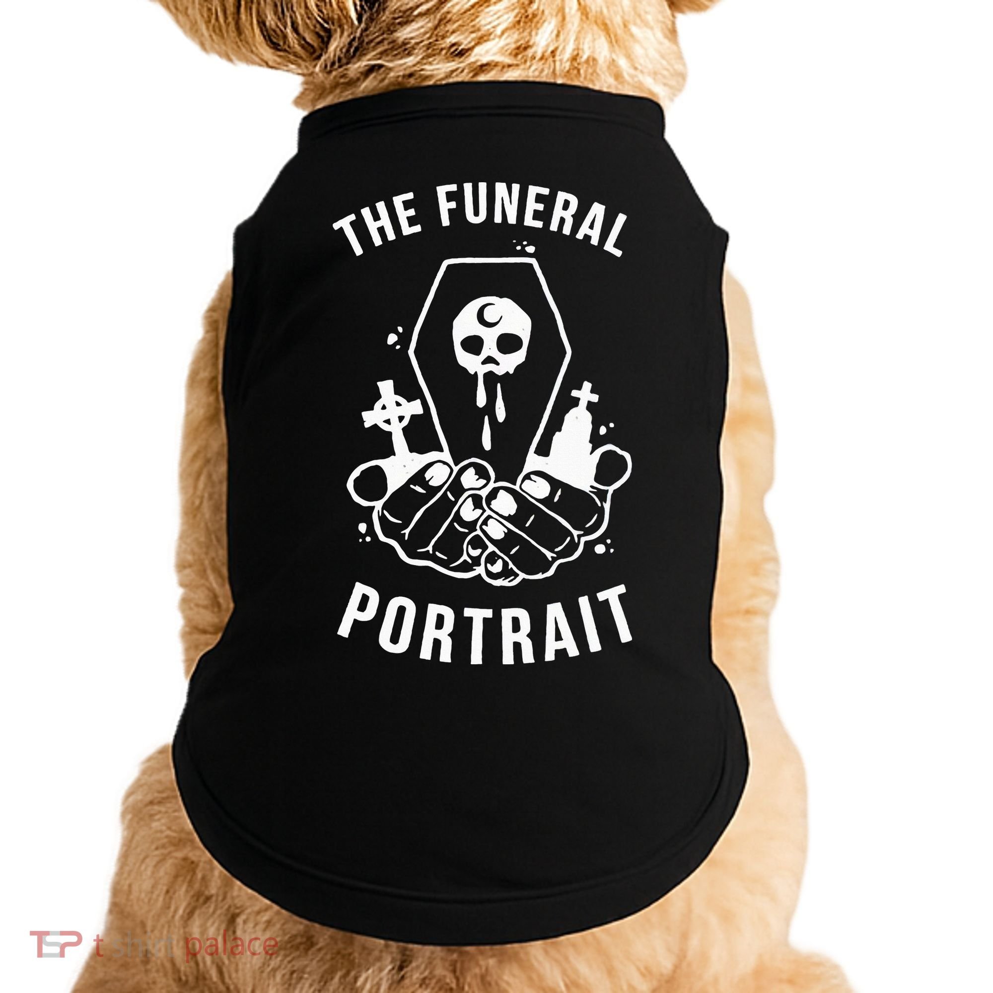 The Funeral Portrait Coffin Skull Doggie Tank