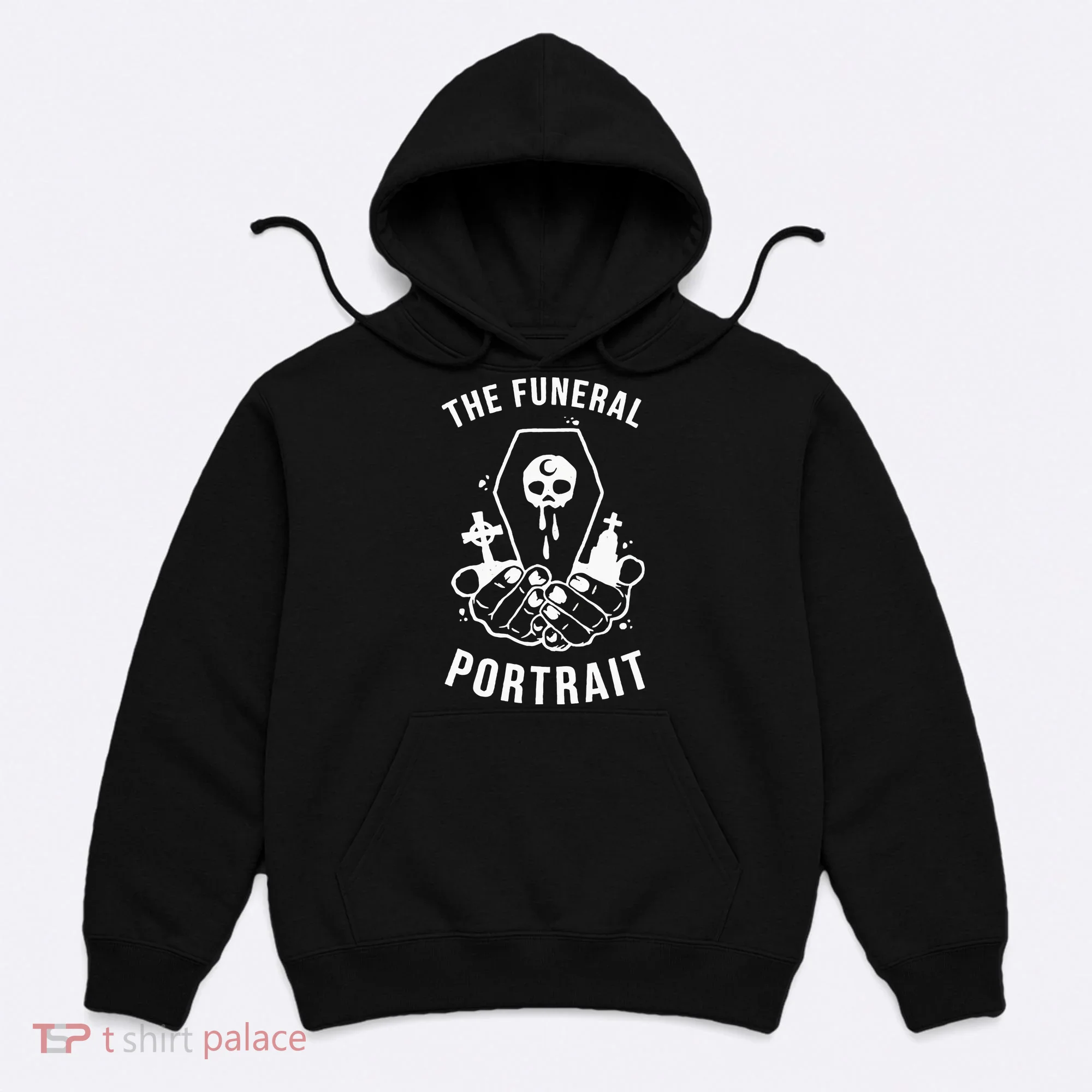 The Funeral Portrait Coffin Skull Hoodie