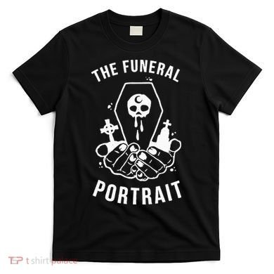 The Funeral Portrait Coffin Skull T-Shirt