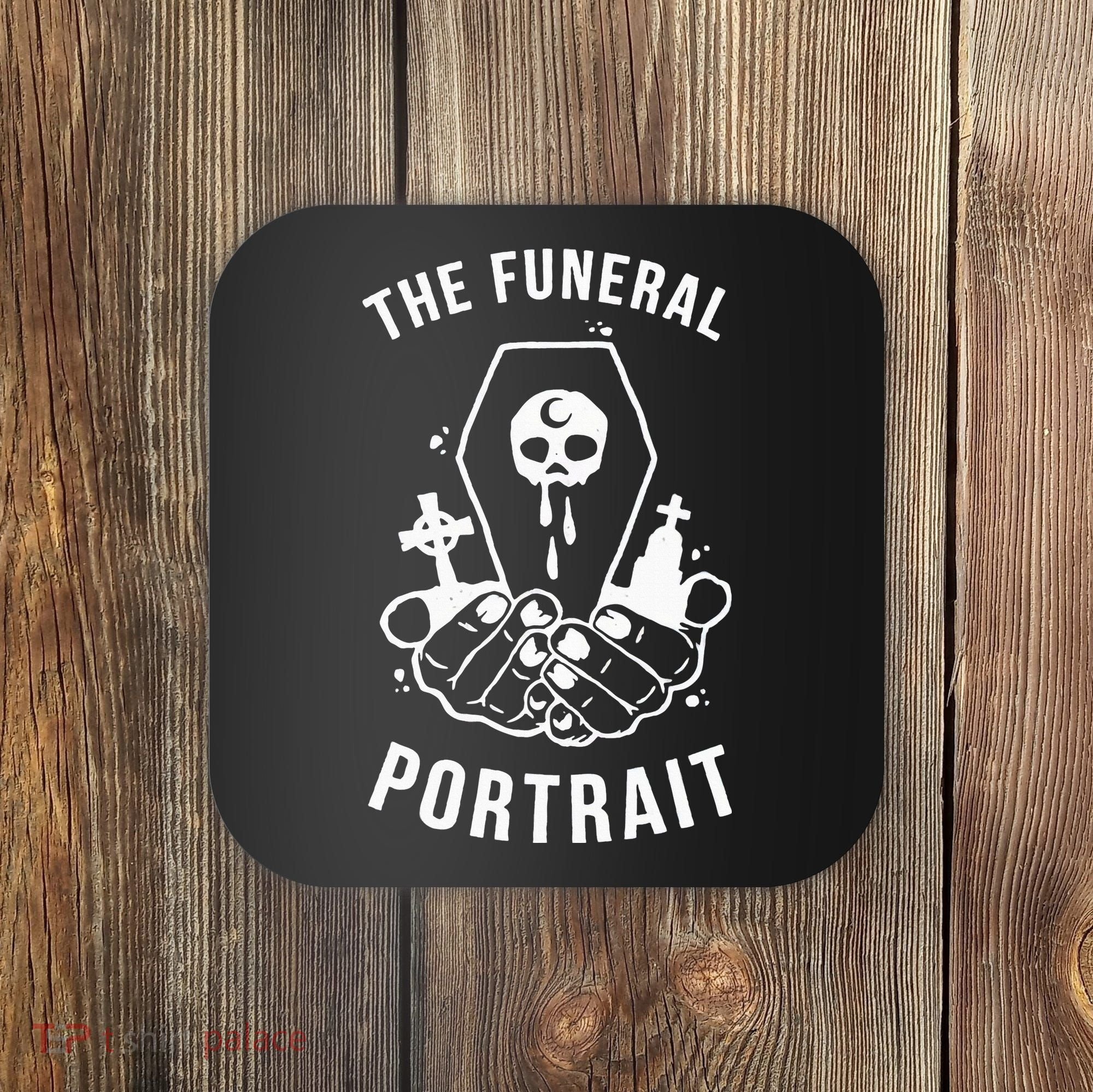 The Funeral Portrait Coffin Skull Coaster
