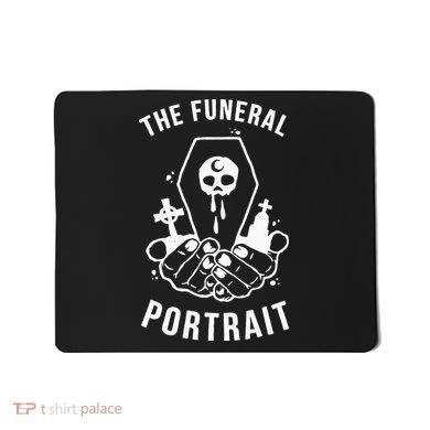 The Funeral Portrait Coffin Skull Mousepad