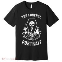 The Funeral Portrait Coffin Skull Premium T-Shirt thumb 0