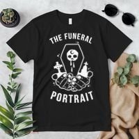 The Funeral Portrait Coffin Skull Premium T-Shirt thumb 2