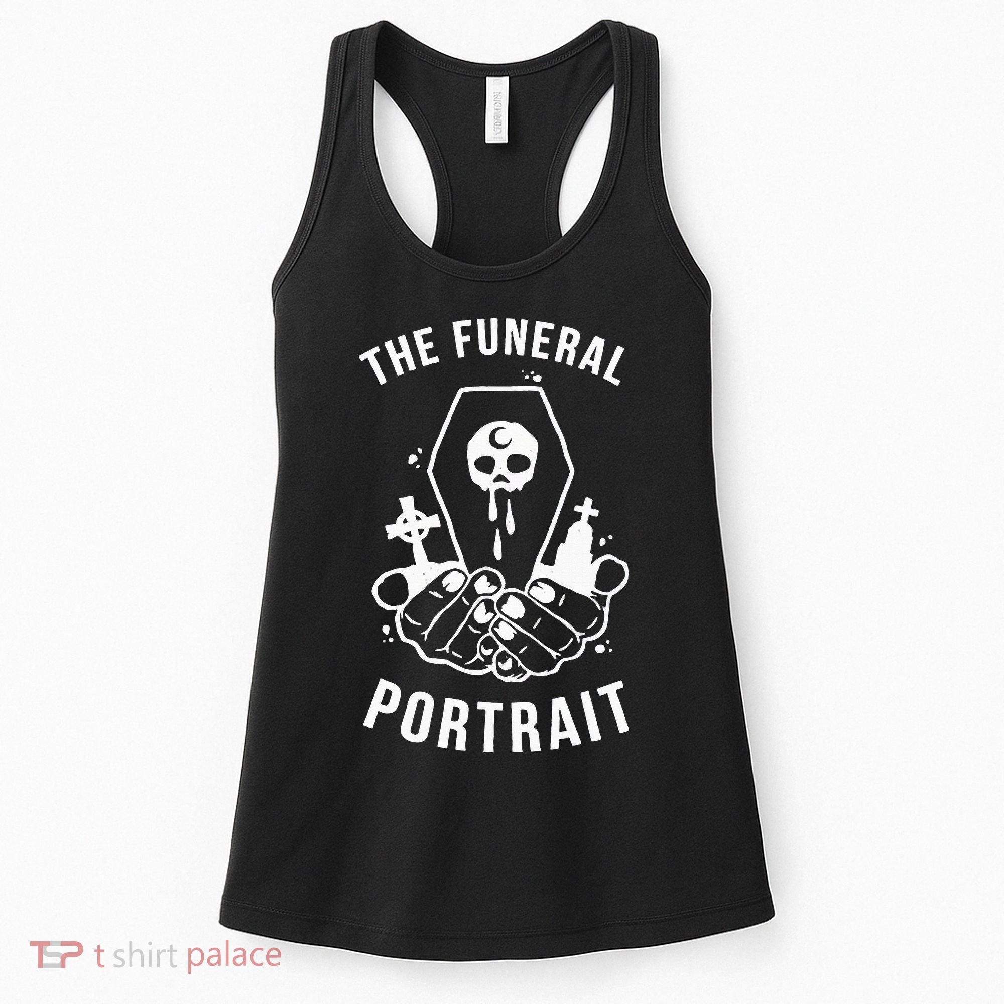 The Funeral Portrait Coffin Skull Women's Tank Top