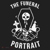 The Funeral Portrait Coffin Skull Golf Towel thumb 3