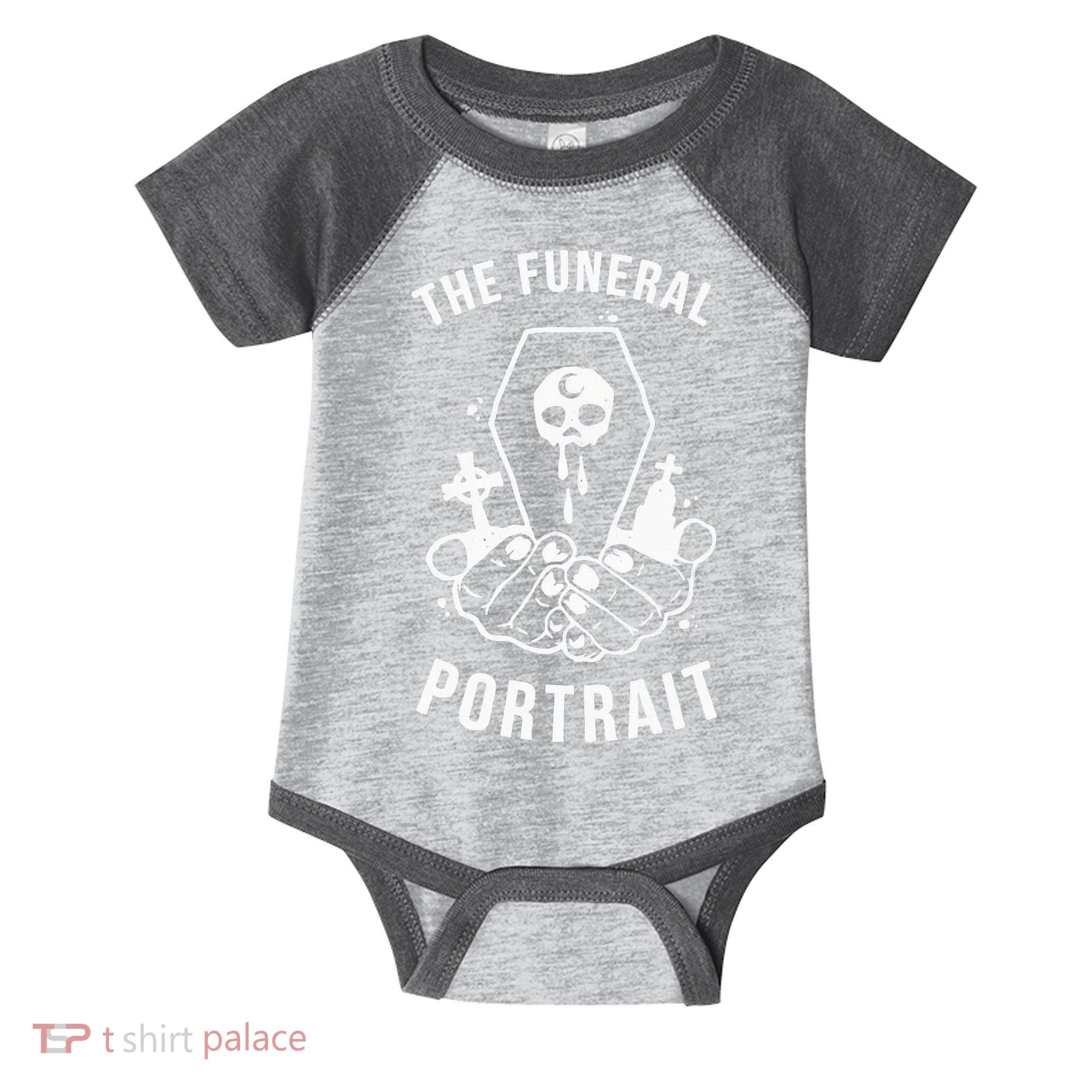 The Funeral Portrait Coffin Skull Infant Baby Jersey Bodysuit
