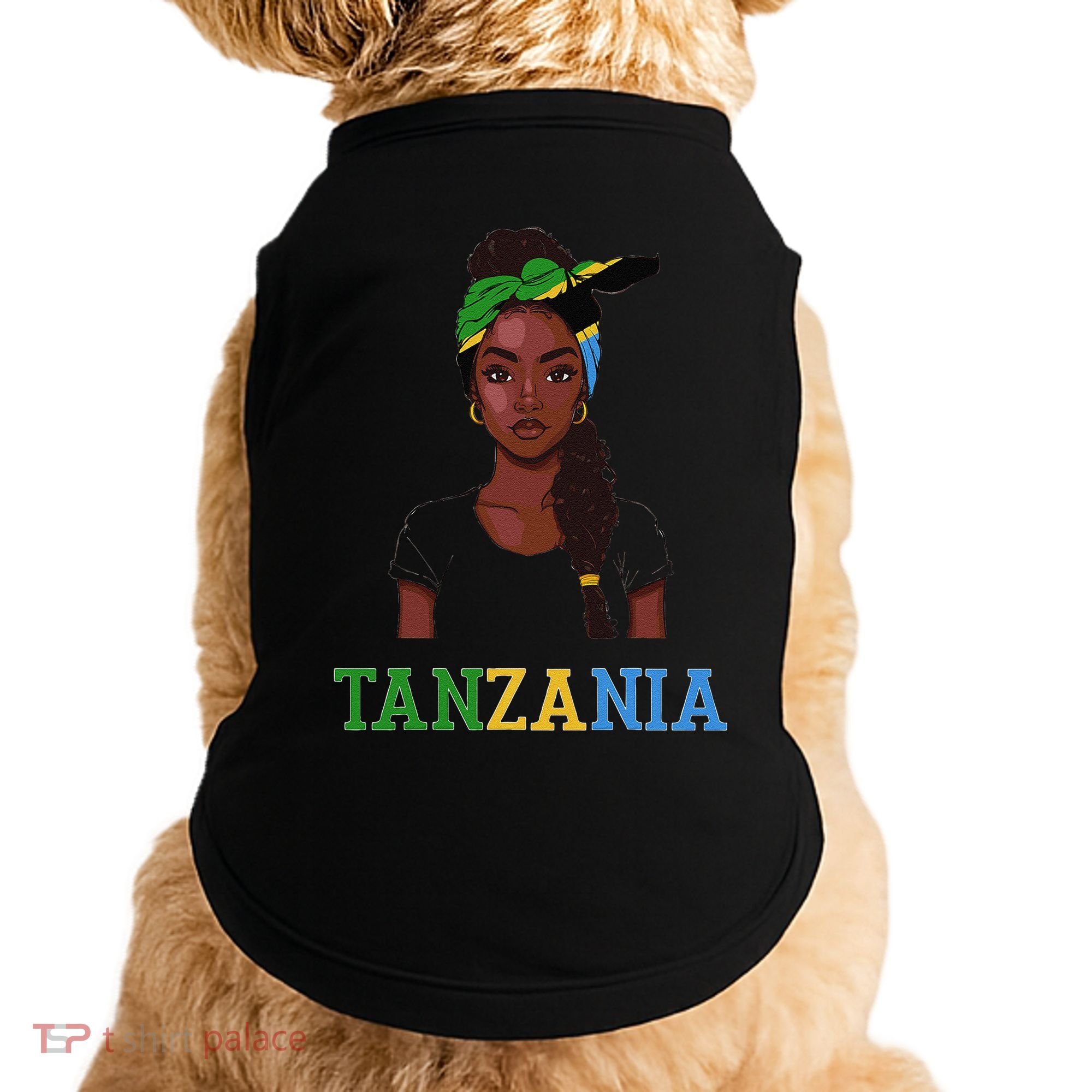 Tanzania Flag Products Souvenirs Uniform Tanzanian Doggie Tank