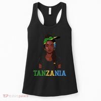 Tanzania Flag Products Souvenirs Uniform Tanzanian Women's Tank Top thumb 0