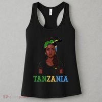 Tanzania Flag Products Souvenirs Uniform Tanzanian Women's Tank Top thumb 3