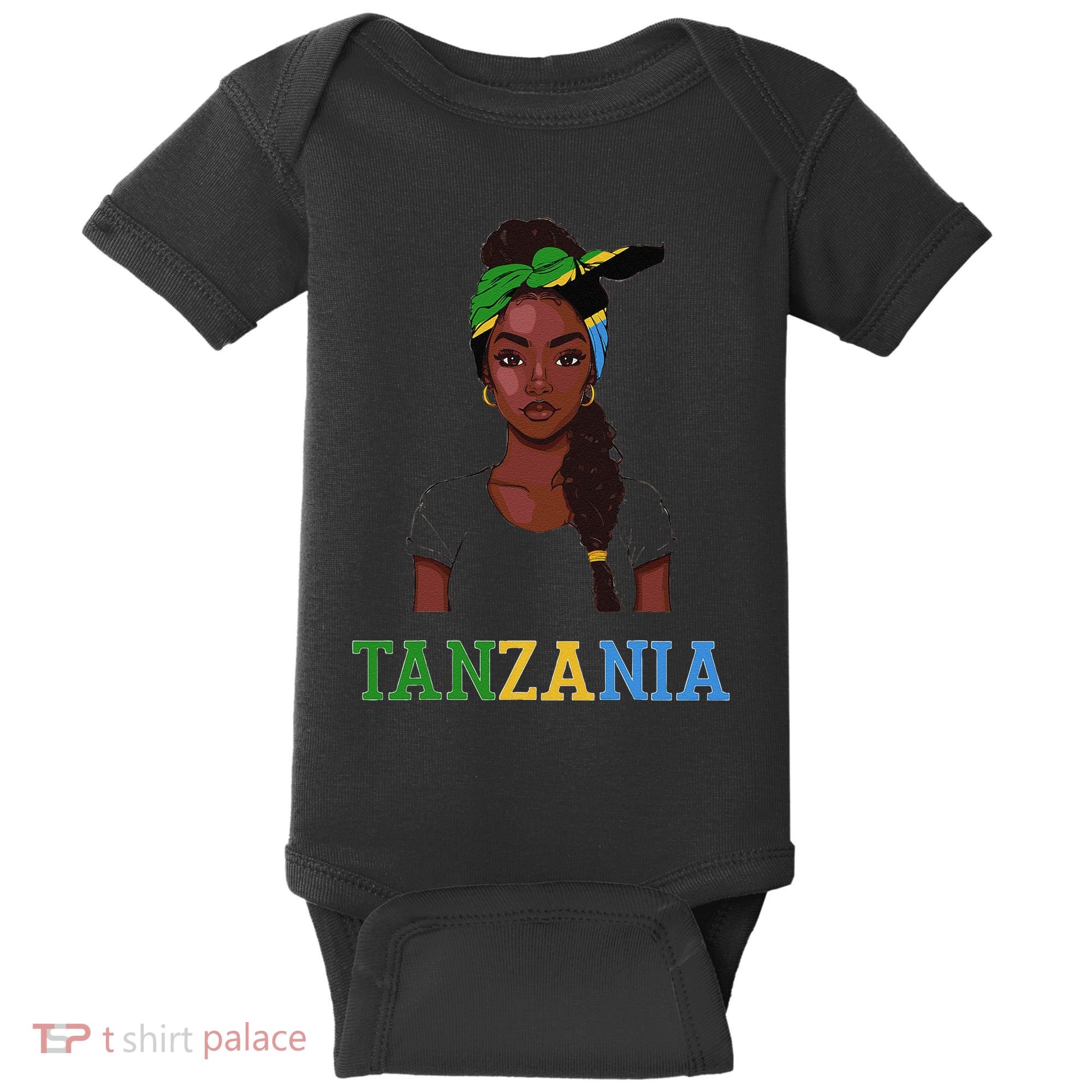 Tanzania Flag Products Souvenirs Uniform Tanzanian Baby Bodysuit