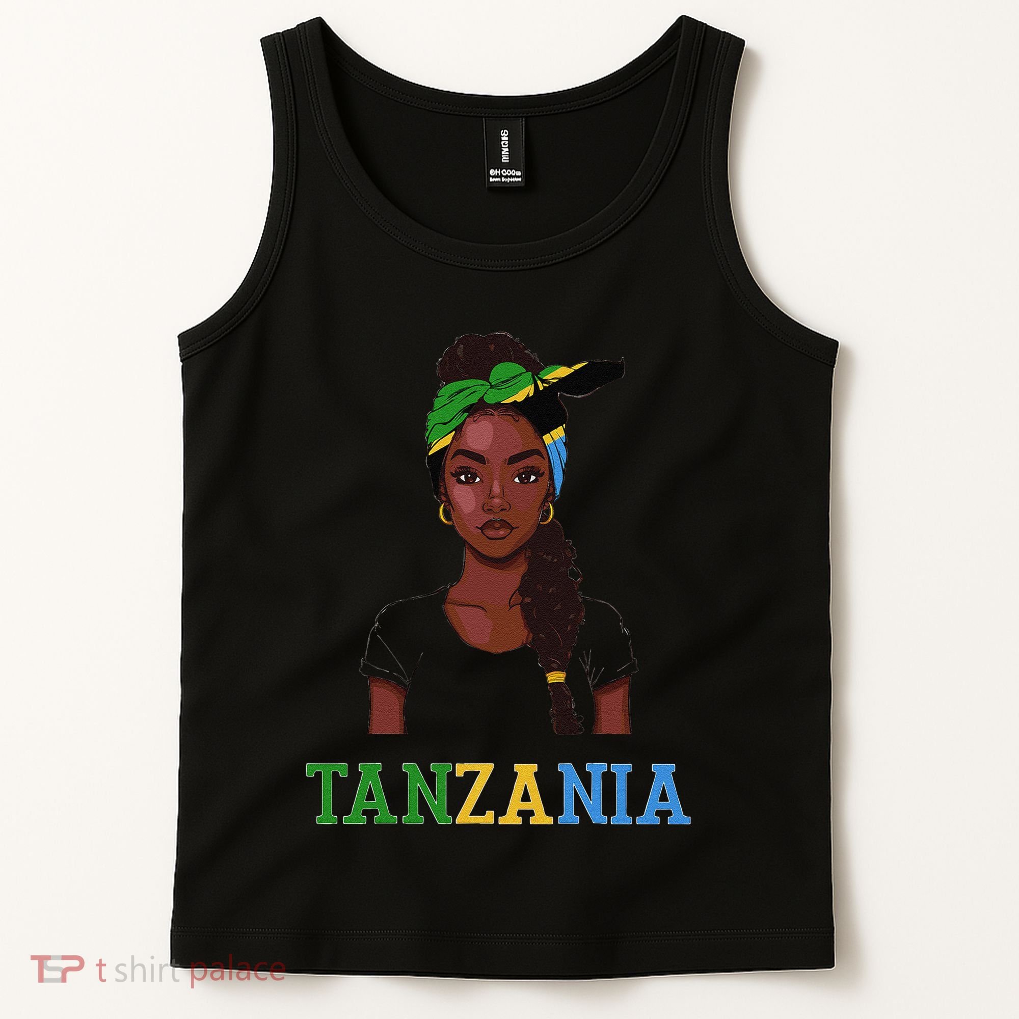 Tanzania Flag Products Souvenirs Uniform Tanzanian Tank Top