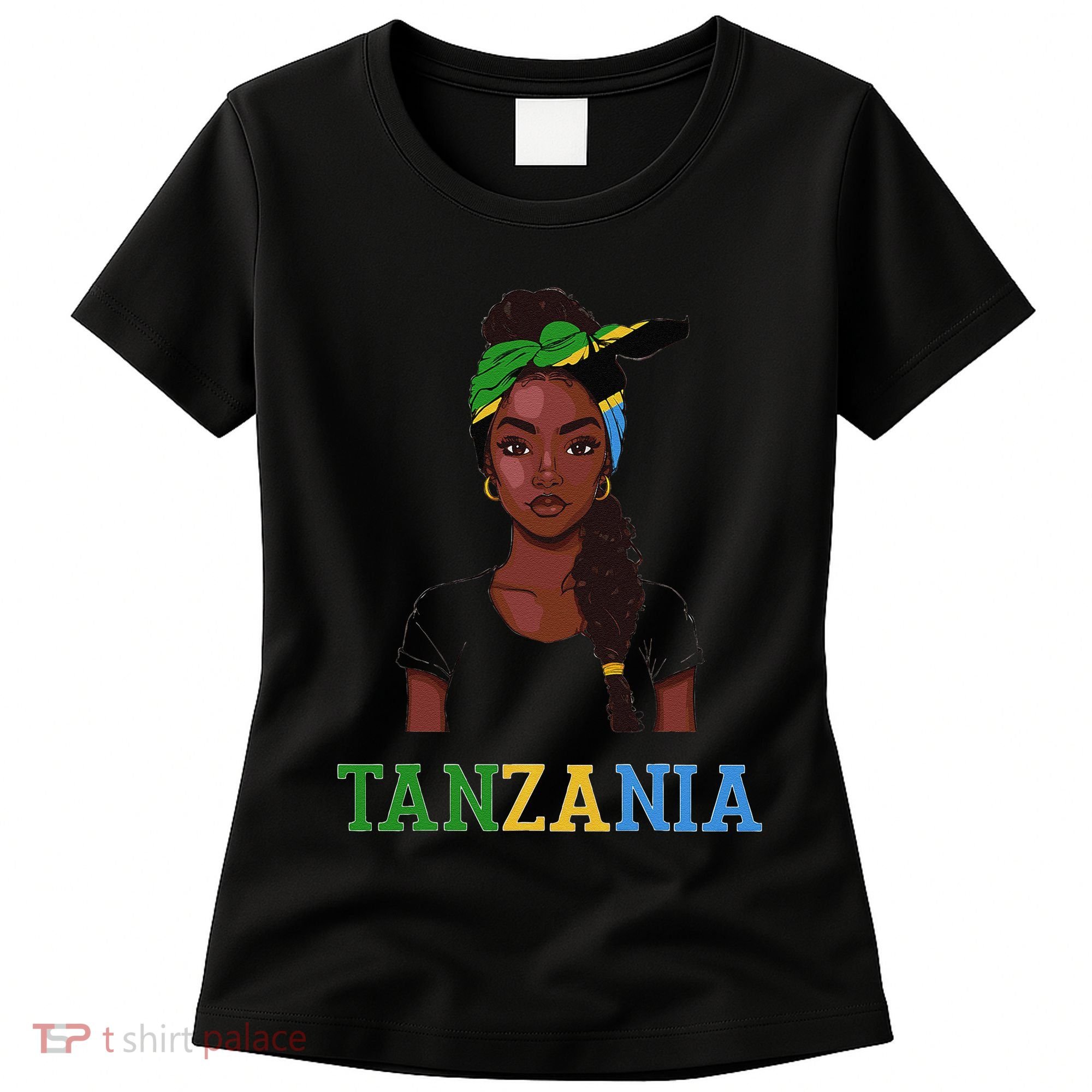 Tanzania Flag Products Souvenirs Uniform Tanzanian Women's T-Shirt