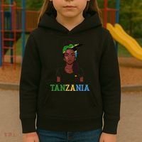 Tanzania Flag Products Souvenirs Uniform Tanzanian Kids Hoodie thumb 3