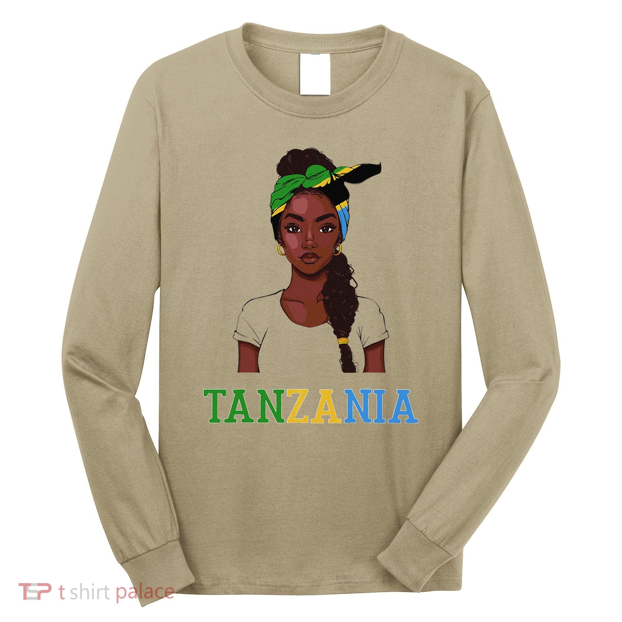 Tanzania Flag Products Souvenirs Uniform Tanzanian Long Sleeve Shirt