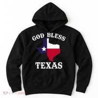 Texas Flag Patriotic Texan Pride God Bless Texas Hoodie thumb 0