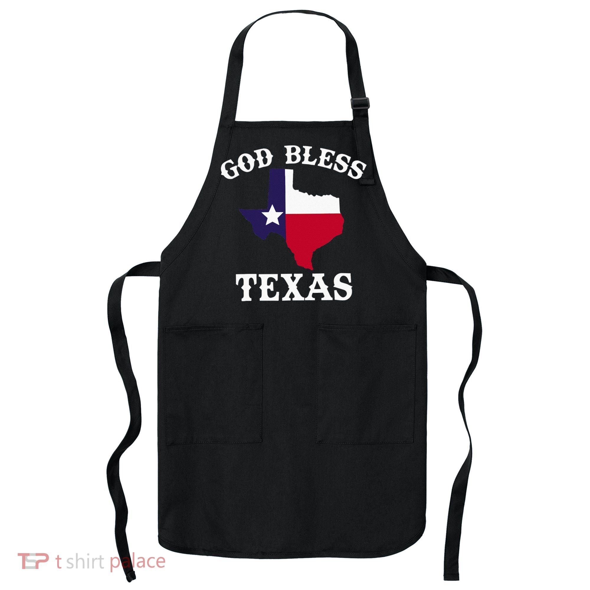 Texas Flag Patriotic Texan Pride God Bless Texas Apron