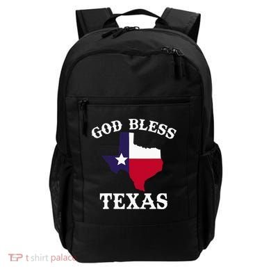 Texas Flag Patriotic Texan Pride God Bless Texas Backpack