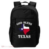 Texas Flag Patriotic Texan Pride God Bless Texas Backpack thumb 0