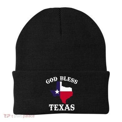 Texas Flag Patriotic Texan Pride God Bless Texas Beanie
