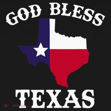 Texas Flag Patriotic Texan Pride God Bless Texas Ornament