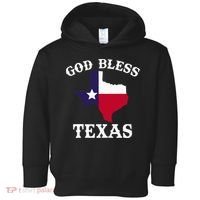 Texas Flag Patriotic Texan Pride God Bless Texas Toddler Hoodie thumb 0
