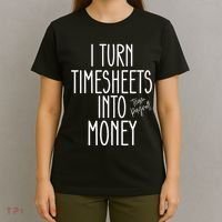 Timesheets Funny Payroll Specialist Team Payroll For Women T-Shirt thumb 4