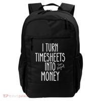 Timesheets Funny Payroll Specialist Team Payroll For Women Backpack thumb 0
