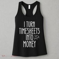Timesheets Funny Payroll Specialist Team Payroll For Women Women's Tank Top thumb 3