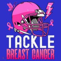 Tackle Football Pink Ribbon Breast Cancer Awareness Women's Tank Top thumb 5