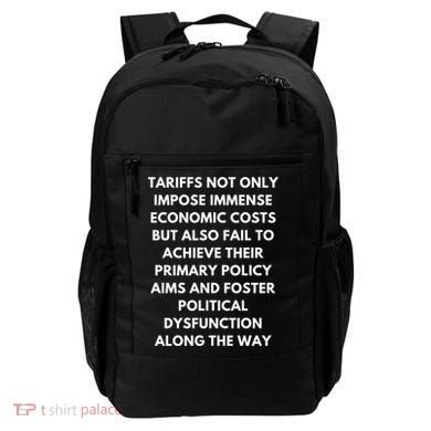 Tariffs Foster Political Dysfunction - Donald J Trump Backpack