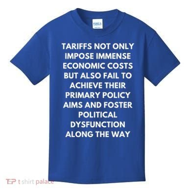 Tariffs Foster Political Dysfunction - Donald J Trump Kids T-Shirt