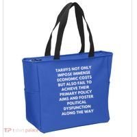 Tariffs Foster Political Dysfunction - Donald J Trump Tote Bag thumb 2