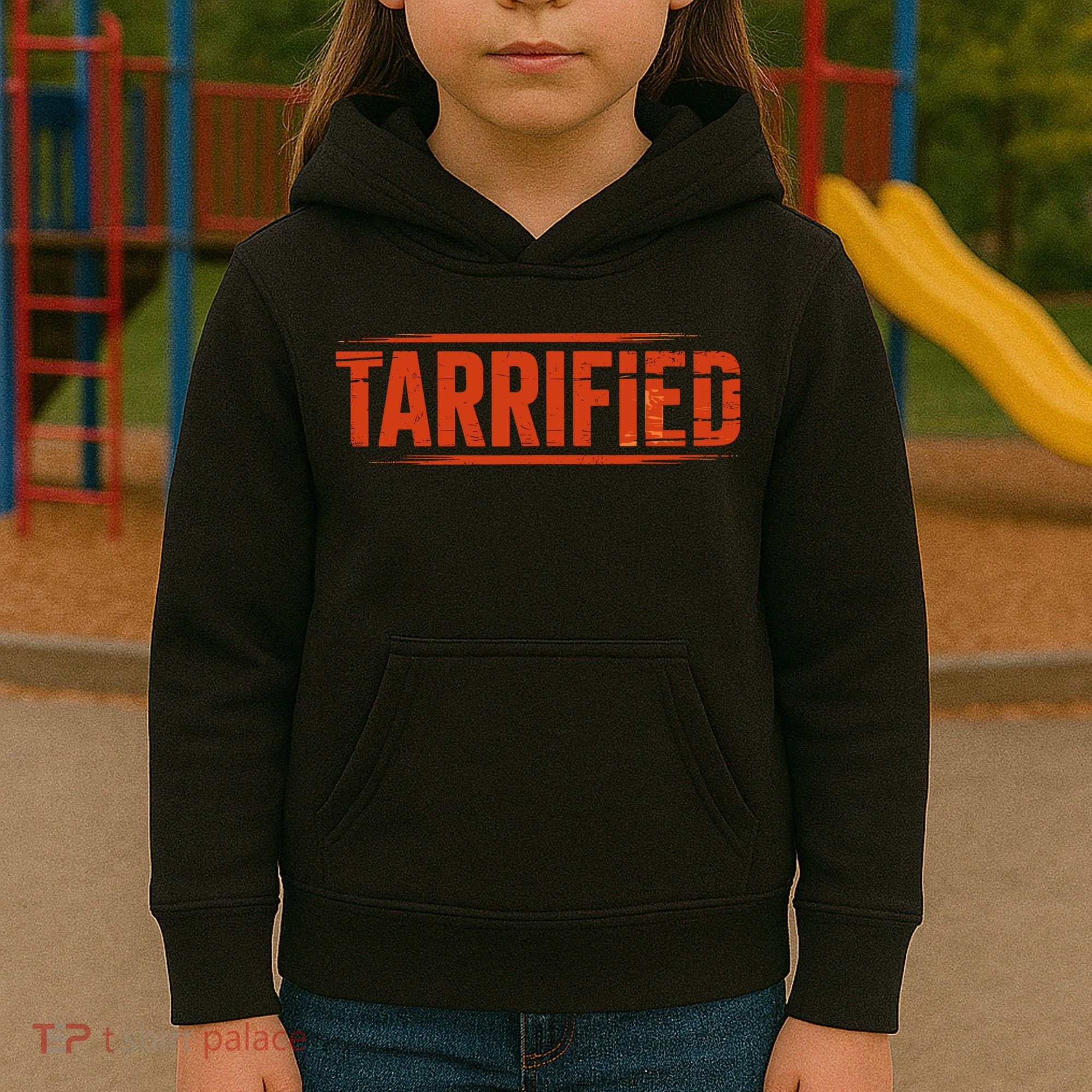 Tarrified Funny Political Kids Hoodie
