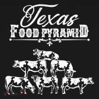 Texas Food Pyramid Funny Cow Pyramid Tee Gift Women's Hoodie thumb 2
