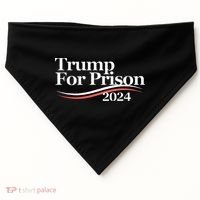 Trump For Prison 2024 USA-Made Doggie Bandana thumb 0