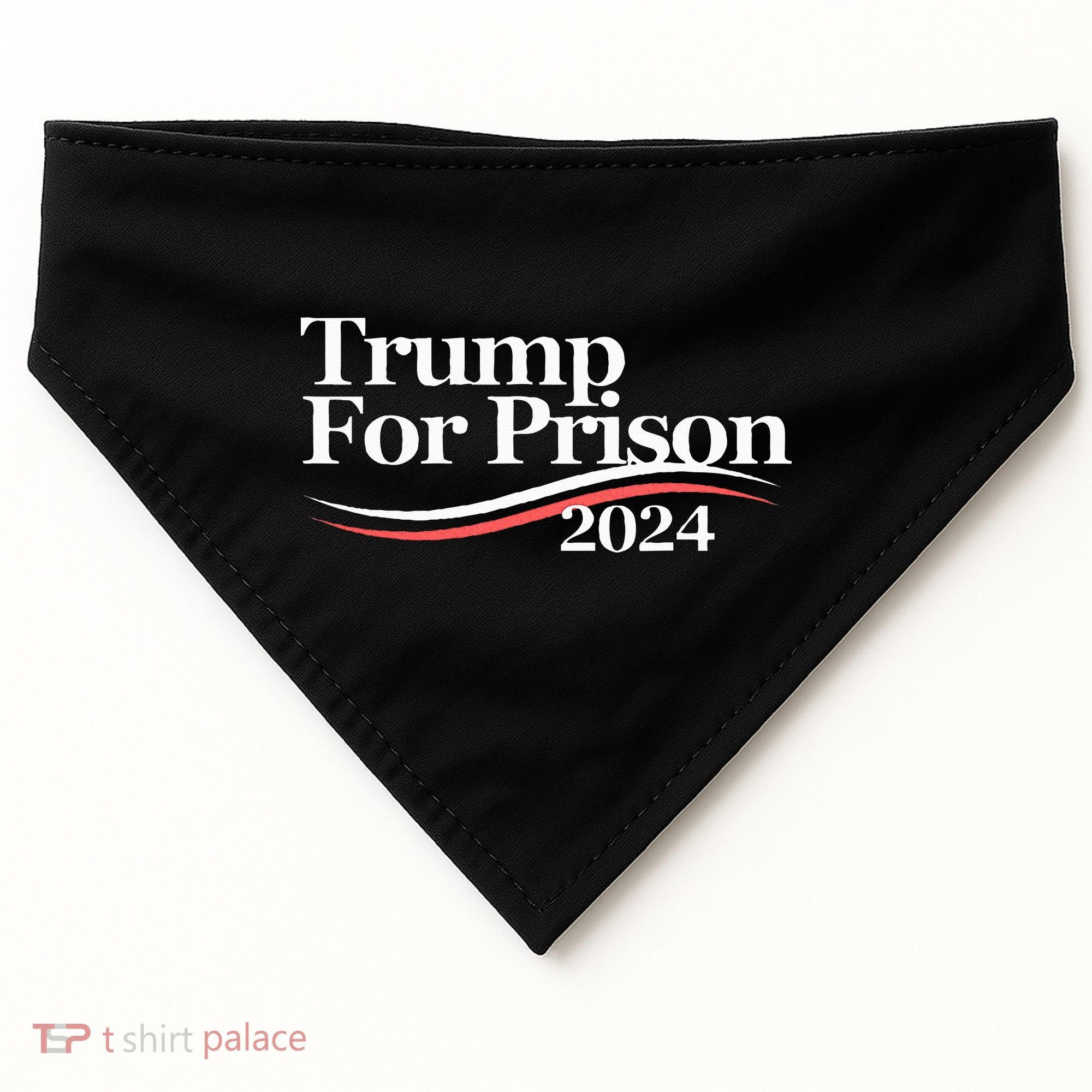 Trump For Prison 2024 USA-Made Doggie Bandana