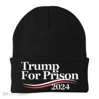 Trump For Prison 2024 Beanie thumb 0