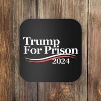 Trump For Prison 2024 Coaster thumb 0