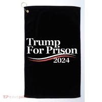 Trump For Prison 2024 Golf Towel thumb 0
