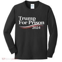 Trump For Prison 2024 Kids Long Sleeve Shirt thumb 0