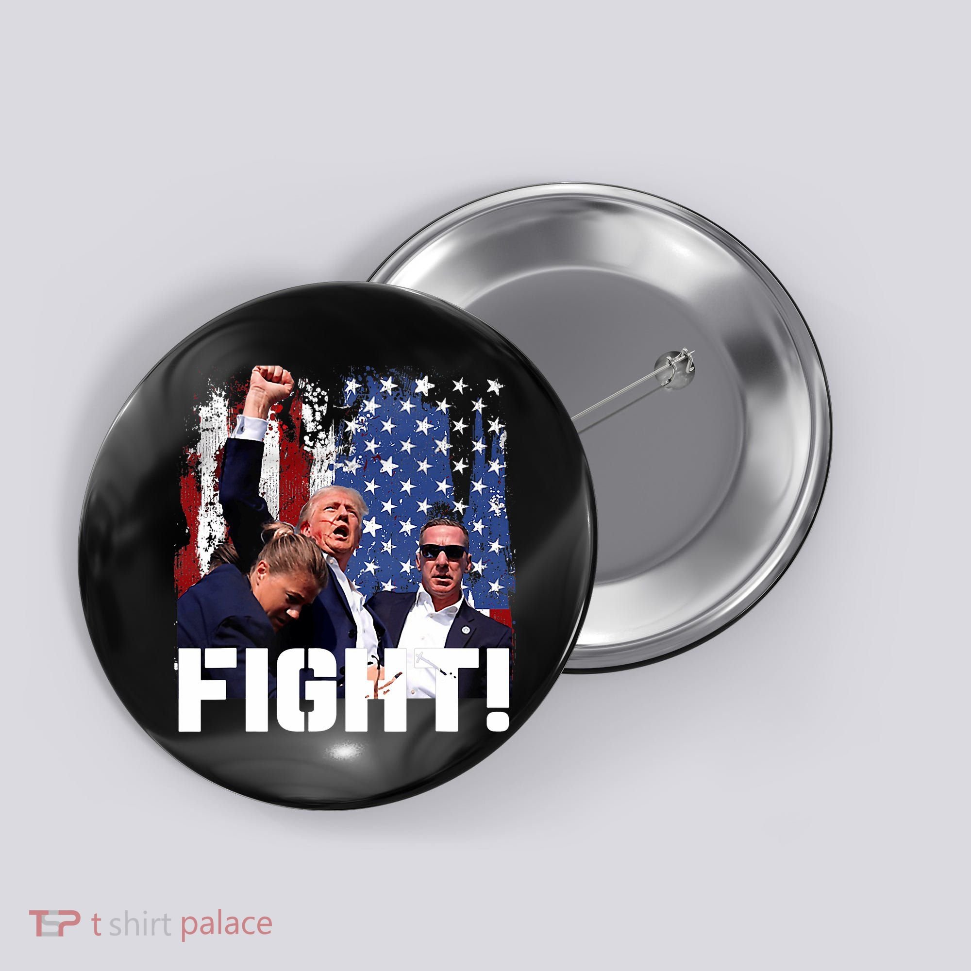 Trump Fight Pennsylvania July 13 2024 Button