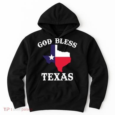 Texas Flag Patriotic Texan Pride God Bless Texas Hoodie